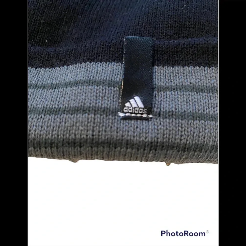 Adidas Black and Gray Beanie Hat